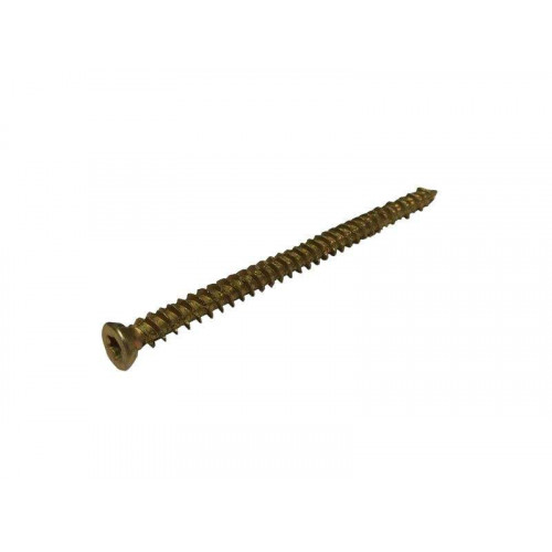 Шуруп 7.5х92 по бетону torx №30 желтый, шлиц (100)