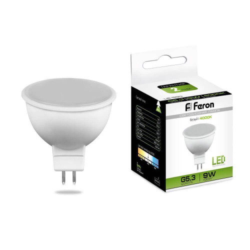 Лампа LED GU5.3  9W LB-560 LED MR16 230V 4000 Feron