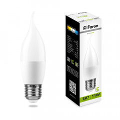 11.Вт СВЕЧА LED E14 4000K LB-770 Feron