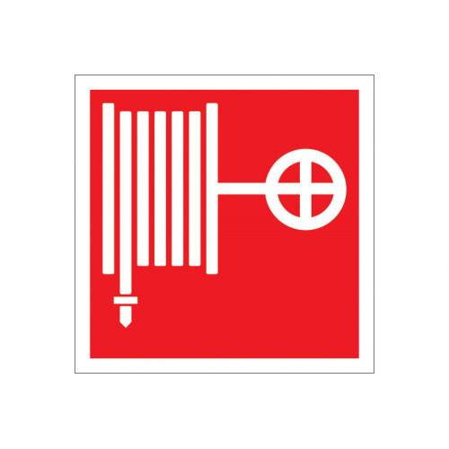 Знак пожарной без-ти F02 Пожарный кран, пленка, 150х150