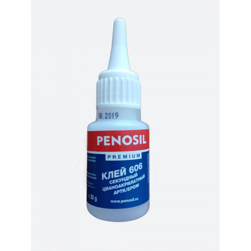 Клей цианакрилатный Penosil Premium 412 (дерев, пластик, металл,стекло, каучук) высоковязкий 20гр
