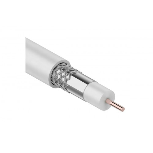 Кабель RG-6U, (32%) 75 Ом, 100 м., белый PROCONNECT LIGHT