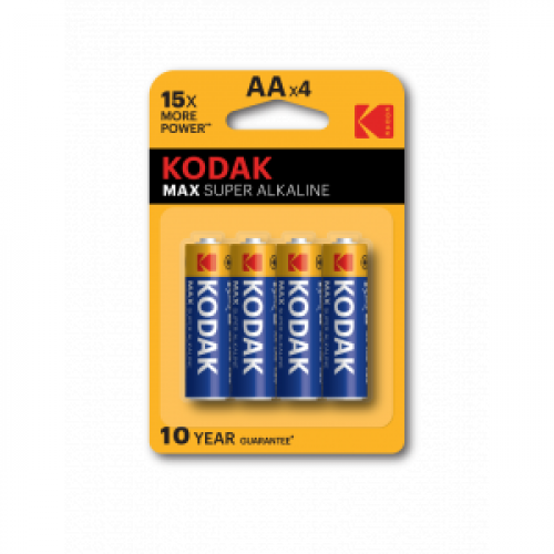 Батарейка LR6 АА (пальч.) KODAK MAX LR6-4BL (KAA-4)